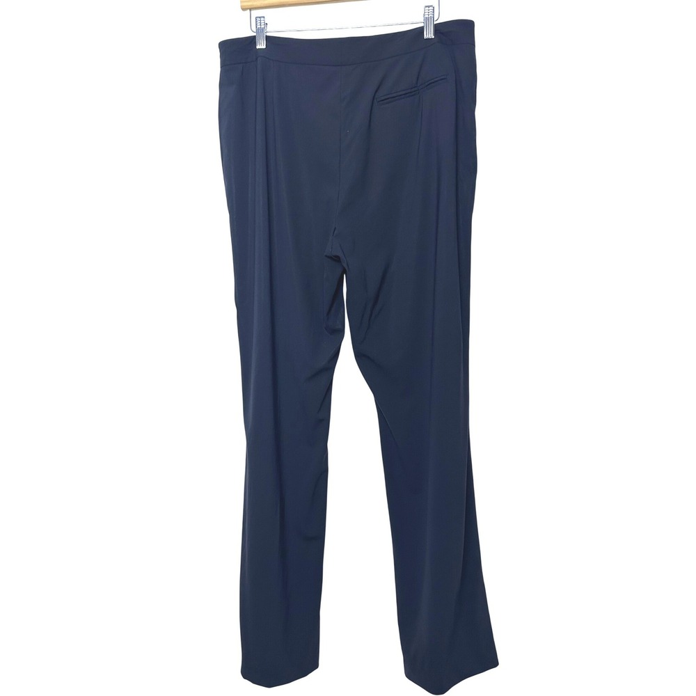 LAFAYETTE 148 NEW YORK‎ Menswear Navy Dress Pants Trousers Size 14 AS IS - Picture 2 of 10